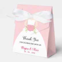 Gastgeschenk Hochzeiten (rosa Bridal Gown)