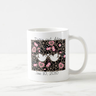 Gastgeschenk Hochzeits-Liebe-Vogel-Tasse Kaffeetasse