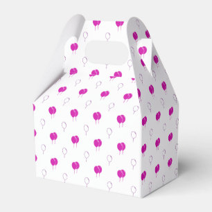 Gastgeschenk mit benutzerdefiniertem rosa Ballon Geschenkschachtel