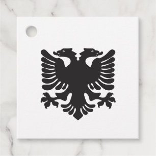 Gastgeschenk-Tags des Albanischen Adlers Geschenkanhänger