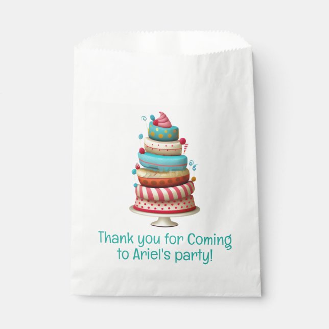 Gastgeschenk-Taschen für Mädchen Geschenktütchen (Vorderseite)