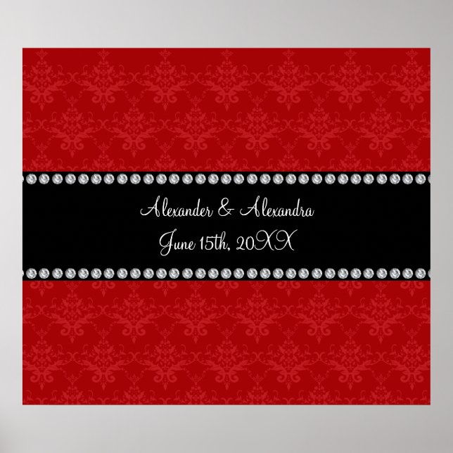 Gastgeschenke Hochzeit Poster (Vorne)