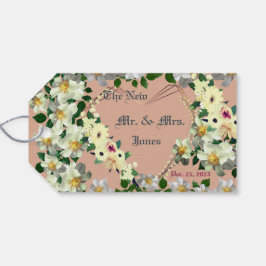 Gastgeschenke Hochzeiten - Dusty Rose Geschenkanhänger