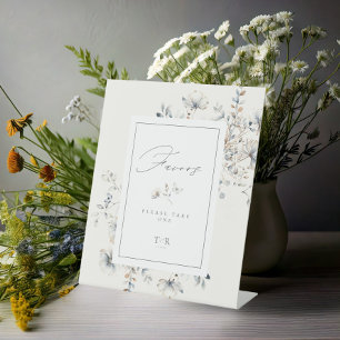 Gastgeschenke Hochzeiten für empfindliche Wildblum Sockelschild