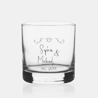 Gastgeschenke Hochzeiten für personalisierte Coupo Whiskyglas