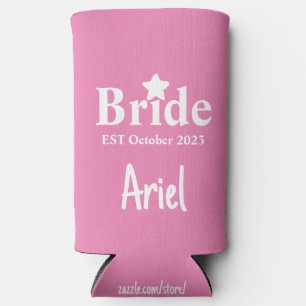 Gastgeschenke Hochzeiten in klassischem Rosa und W Selters Dosenkühler