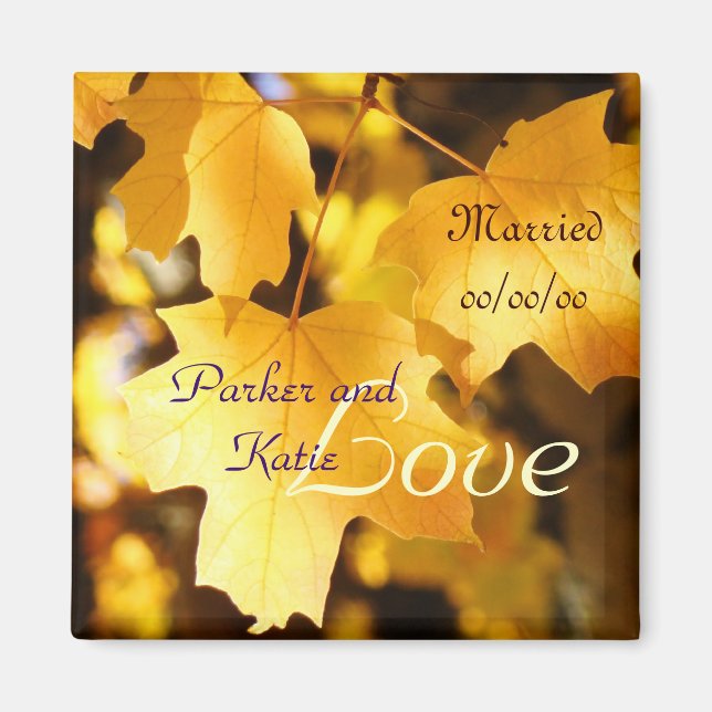 Gastgeschenke Hochzeiten Magnete Bride Groom Liebe (Vorne)