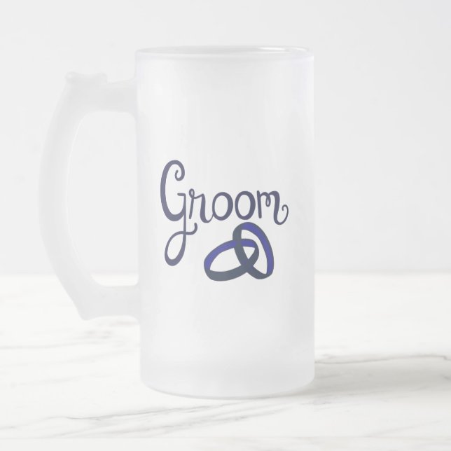 Gastgeschenke Hochzeiten Mattglas Bierglas (Links)