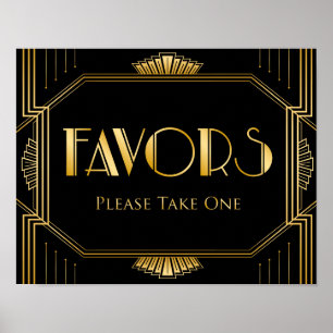 Gastgeschenke Hochzeiten Unterschreiben   Gatsby A Poster