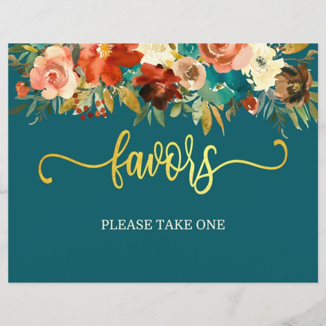 Gastgeschenke Hochzeiten Zeichen - Aquamarin & ora (Vorderseite)