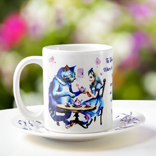 Gastgeschenke zum Thema Alice im Wunderland Kaffeetasse