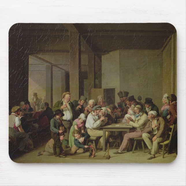 Gasthaus-Szene Mousepad (Vorne)