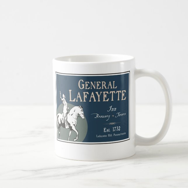 Gasthaus-Tasse General-Lafayette Tasse (Rechts)