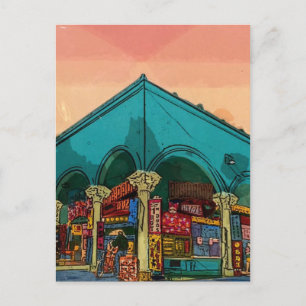 Gasthaus - Venedig Beach California Postkarte