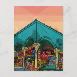 Gasthaus - Venedig Beach California Postkarte