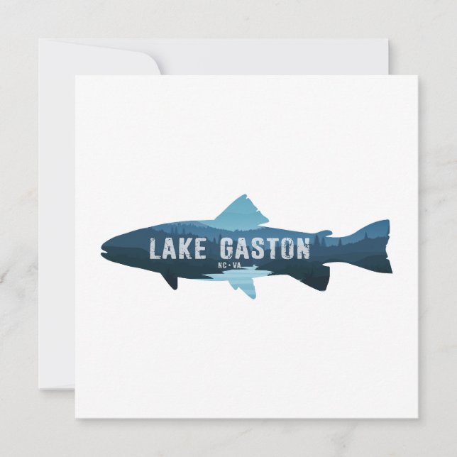 Gaston Lake North Carolina Virginia Fisch (Vorderseite)