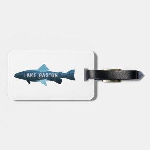 Gaston Lake North Carolina Virginia Fisch Gepäckanhänger