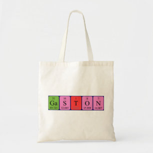 Gaston Periodischer Tischtuch Tragetasche