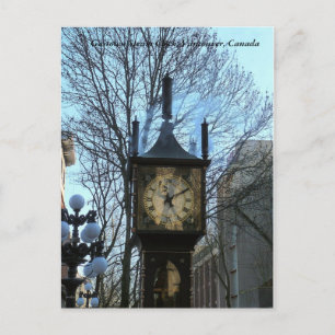 Gastown Steam Clock, Vancouver, Kanada Postkarte