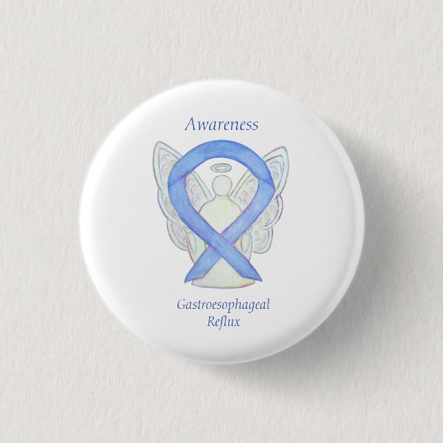 Gastresophageale Reflux GERD Sensibilisierungskamp Button (Vorderseite)