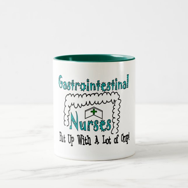 Gastro-intestinale Krankenschwestern geduldete Zweifarbige Tasse (Mittel)