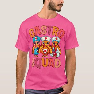 Gastro Squad Gastroenterologie Erntedank Nurse D T-Shirt