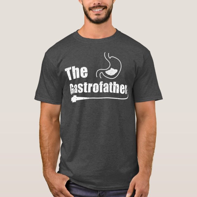 Gastro-Vater Funny Gastroenterologe Geschenk T-Shirt (Vorderseite)