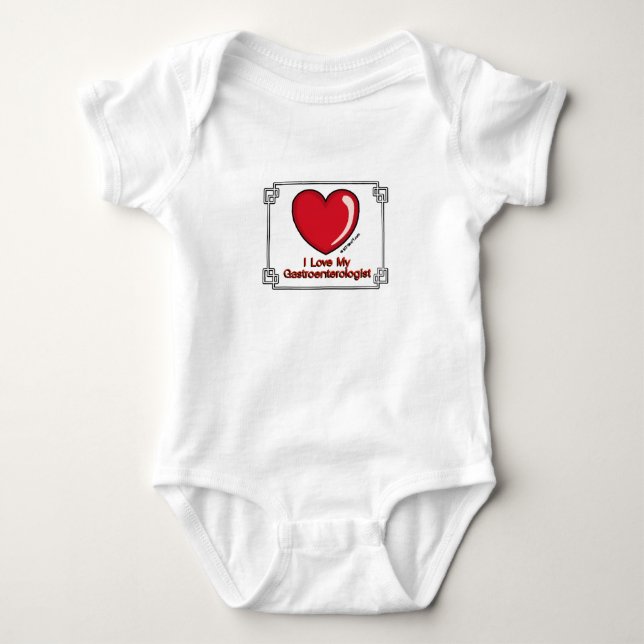 Gastroenterologe Baby Strampler (Vorderseite)
