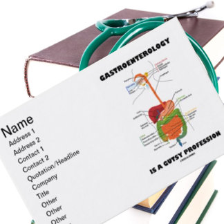 Gastroenterologie ist ein Gutsberuf Visitenkarte