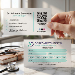 Gastroenterologie-Klinik Geschäft   Termin Visitenkarte