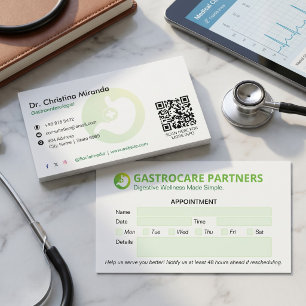 Gastroenterologie-Klinik Geschäft   Termin Visitenkarte