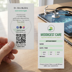 Gastroenterologie Klinik Wirtschaft   Ernennung Visitenkarte