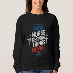 Gastroenterologie-Krankenschwester Endoskopie-Kran Sweatshirt