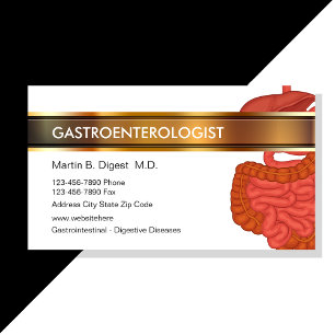 Gastroenterologie Medizinische Visitenkarten Visitenkarte