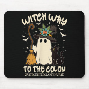 Gastroenterologie NurHalloween Endo Nurse Ghost Mousepad
