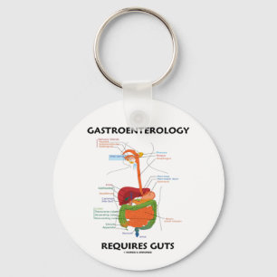 Gastroenterology Requires Guts (Verdauungssystem) Schlüsselanhänger