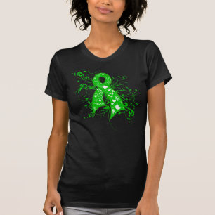 Gastroparesis BlumenWirbels-Band T-Shirt
