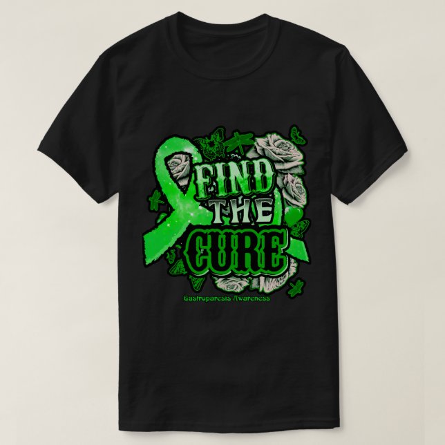 Gastroparesis Fight The Cure Gastroparesis Bewusst T-Shirt (Design vorne)