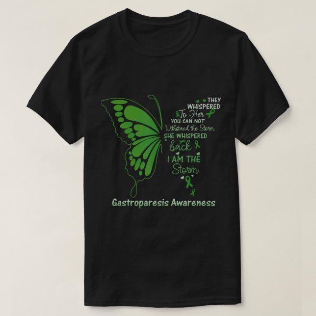 Gastroparesis I bin der Sturm T-Shirt (Design vorne)