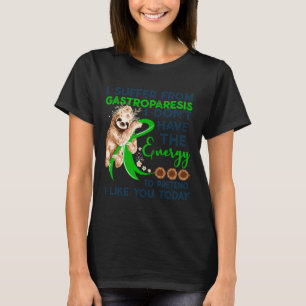 Gastroparesis Sloth Vintag Awareness Warrior Supp T-Shirt