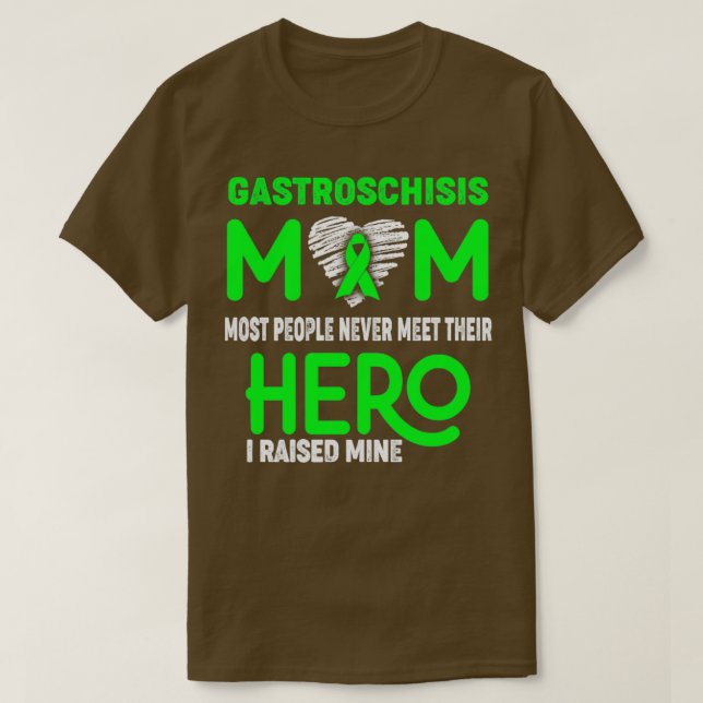 Gastroschisis-Mama Die meisten Menschen treffen si T-Shirt (Design vorne)