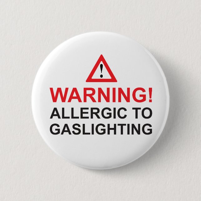 Gaswarnung Button (Vorderseite)