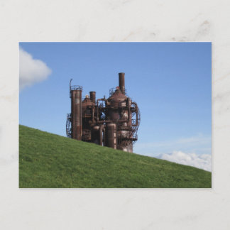 Gaswerk Postkarte