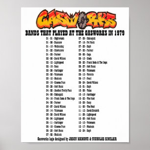 GASWORKS - 1979 POSTER