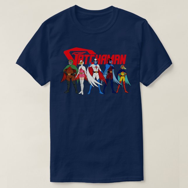 GATCHAMAN Battle of the Planets Exclusive T-Shirt (Design vorne)