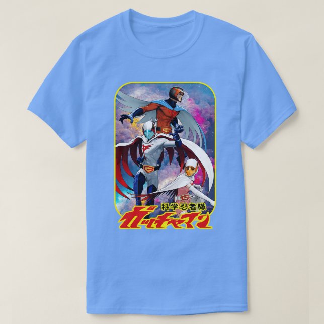 Gatchaman Vintag Trio T-Shirt (Design vorne)