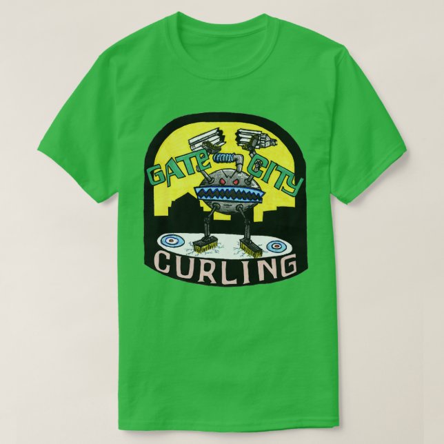 Gate City Curling Monster Logo T-Shirt (Design vorne)