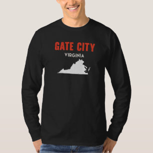 Gate City Virginia USA Bundesstaat Amerika Reisen T-Shirt