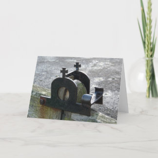 "Gate Latch at the Abbey" Northumberland, England Karte