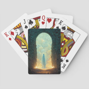 Gate of the Gods Fantasy Sci-Fi Art Playing Cards Spielkarten